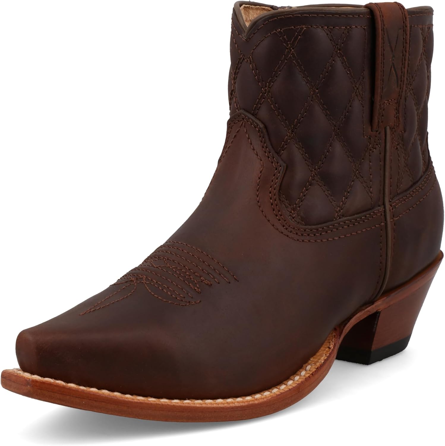 Twisted X Women's 6" Steppin' Out Bootie, Fashion Snip Toe with CellSole