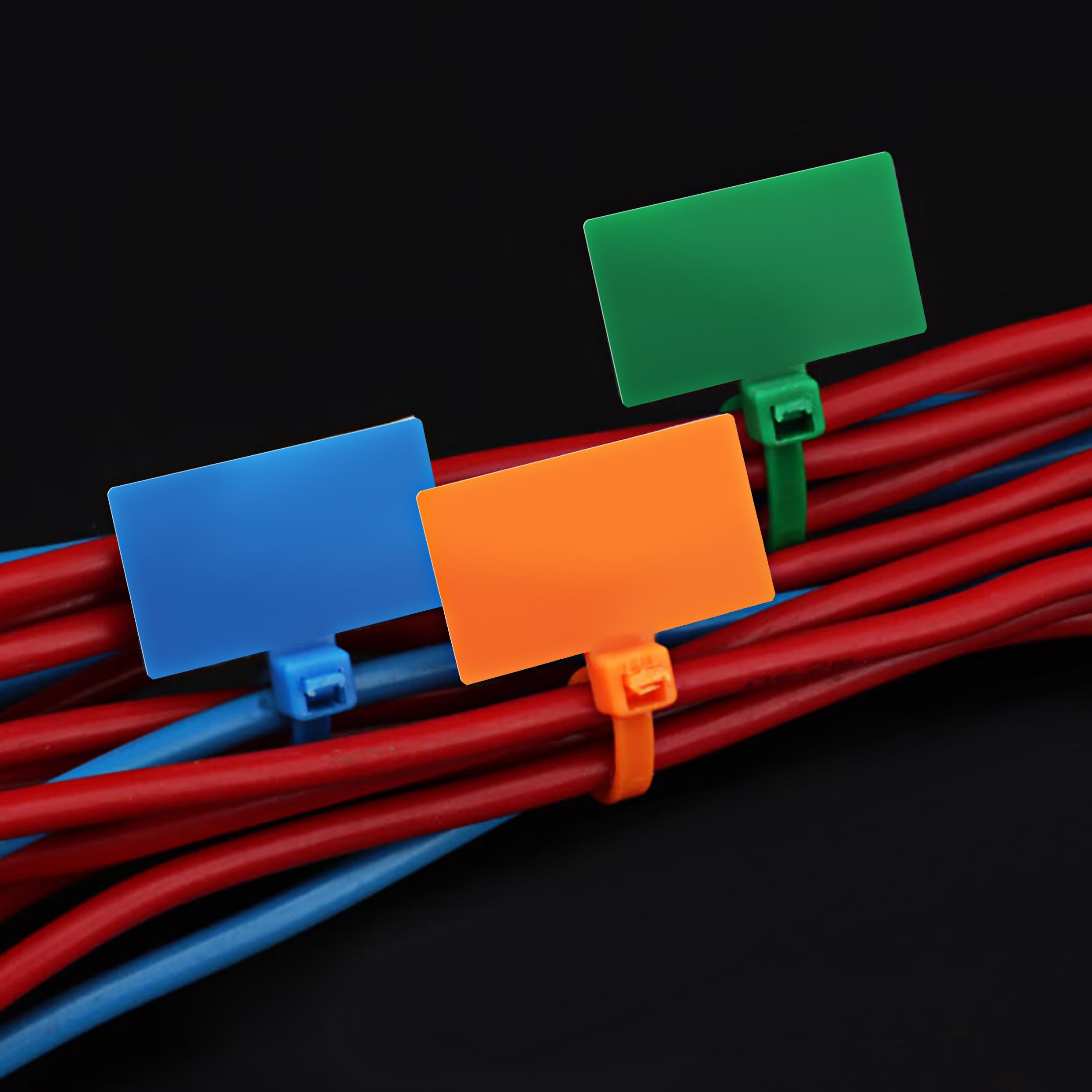 Amazon.com: NATZERAT Cable Zip Tie with Tag,Wire Zip Ties with