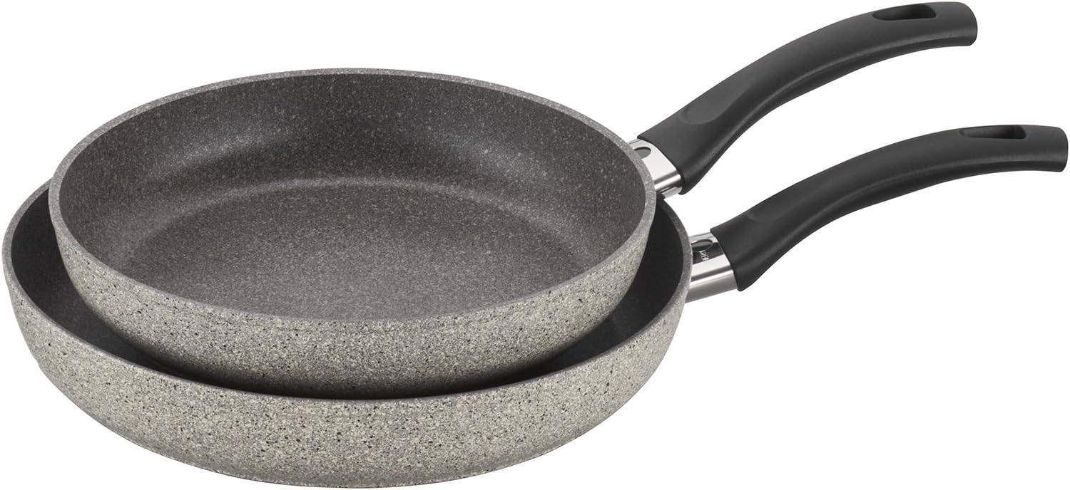 BALLARINI PARMA by HENCKELS 2-pc Nonstick Pot and Pan Set, Made in Italy, Set includes 10-inch and 12-inch fry pan