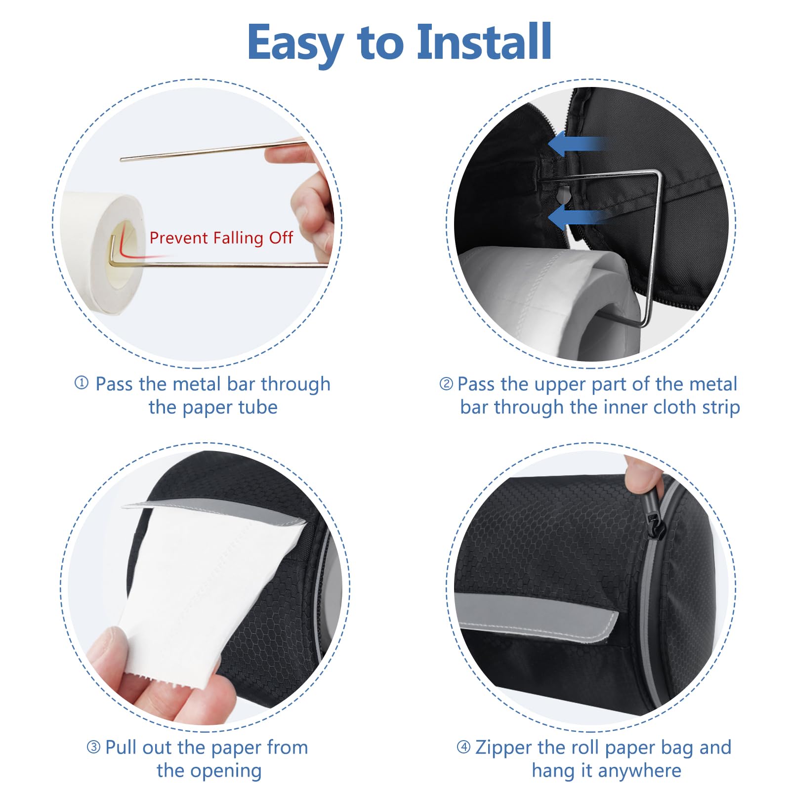 Kakaforsa Cat-Proof Toilet Paper Holder - Waterproof & Durable -3