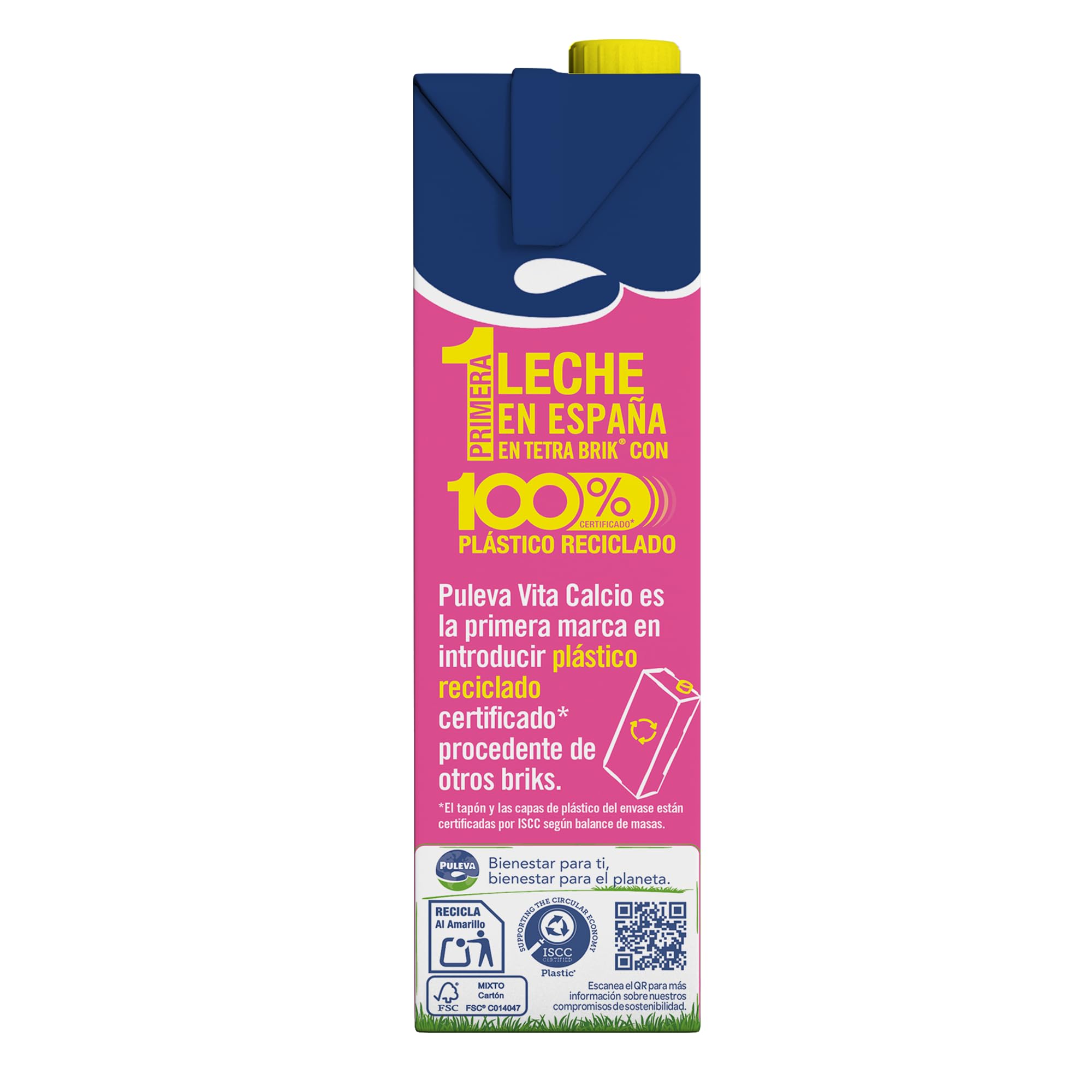 Puleva Calcio Leche Desnatada Pack 6 x 1L