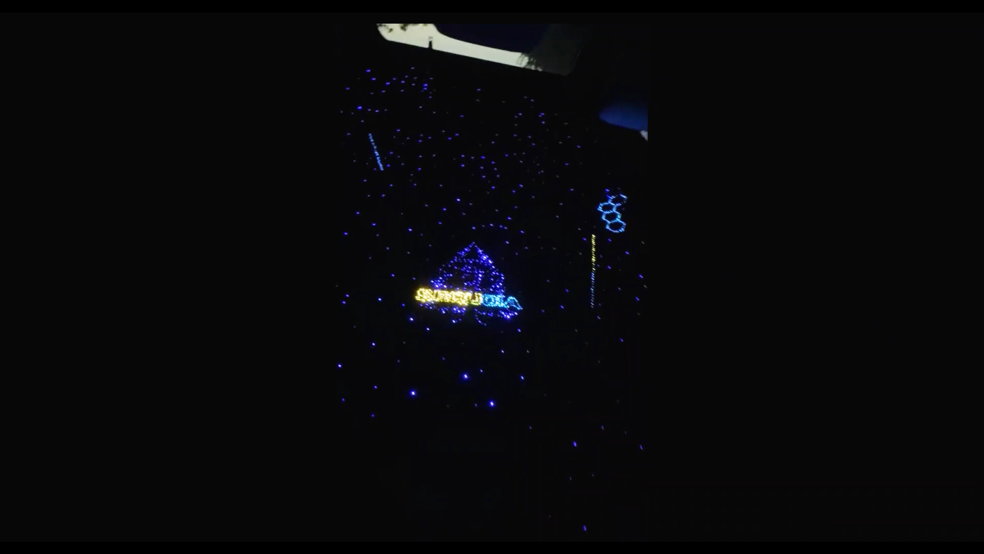 Image of AZIMOM RGB 12LED Meteor Shooting Star Kits 600pcs 0.03in 13.1ft Colorful Shooting Star Fiber Optic Starlight Meteor Kits for Car Home Roof Ceiling