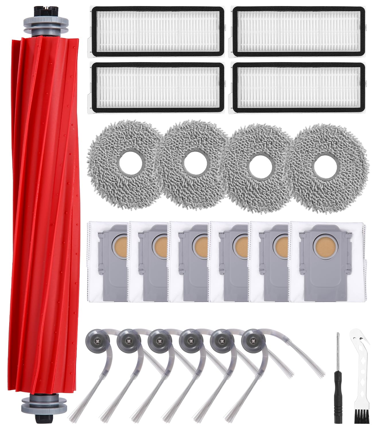 Kit pièces d'rechange Roborock QR 798 pour retrouver un sol propre