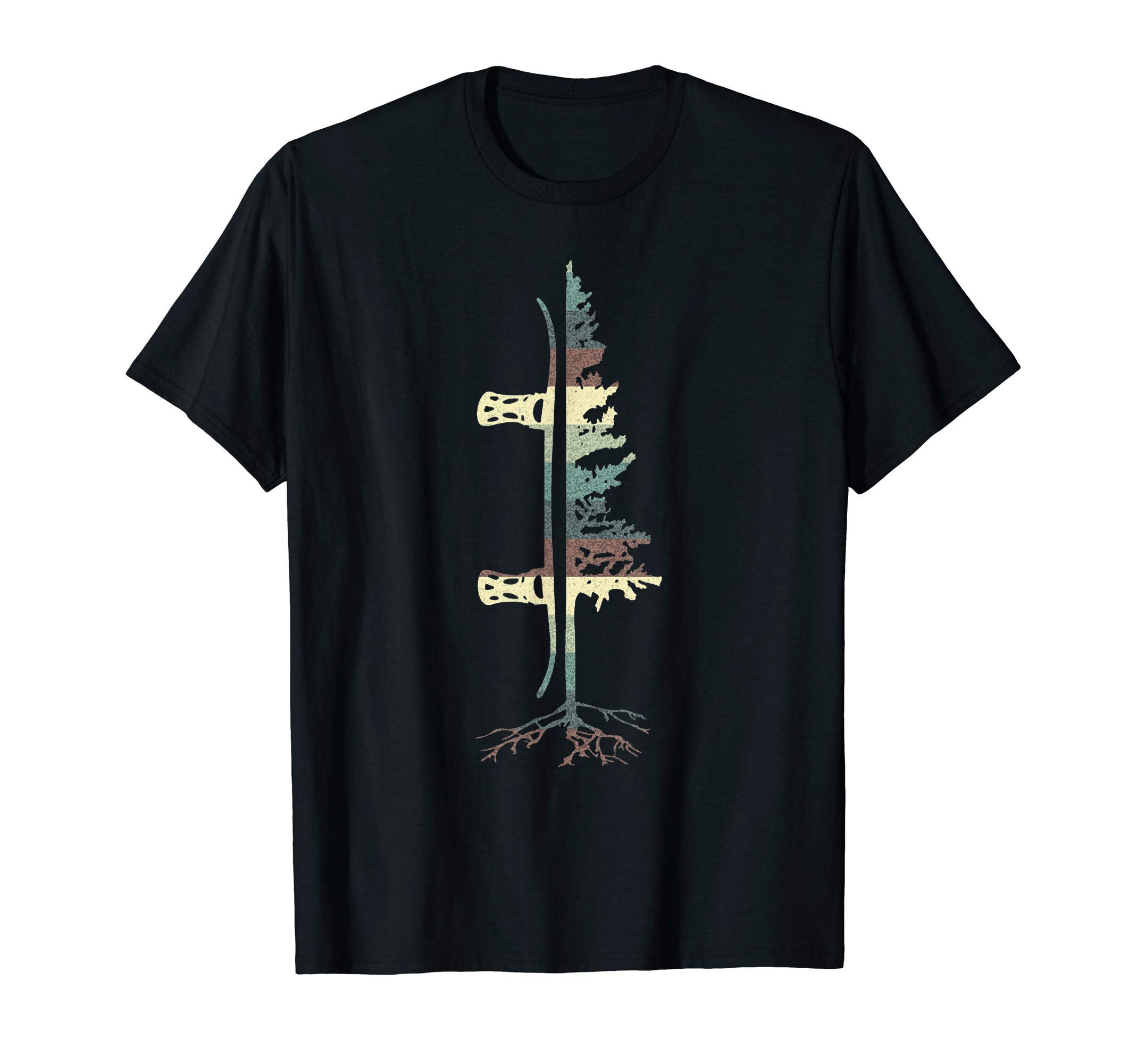 Vintage Pine Snowboard Snowboarding Gift T-Shirt