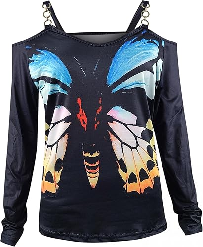 Miniatura 4 de Apfopard Womens Sex Lace Deep V Neck Fitted Print Metal Cami Tops Long Sleeve Shirt Tshirt Tunic Tops Dressy Elegant Casual