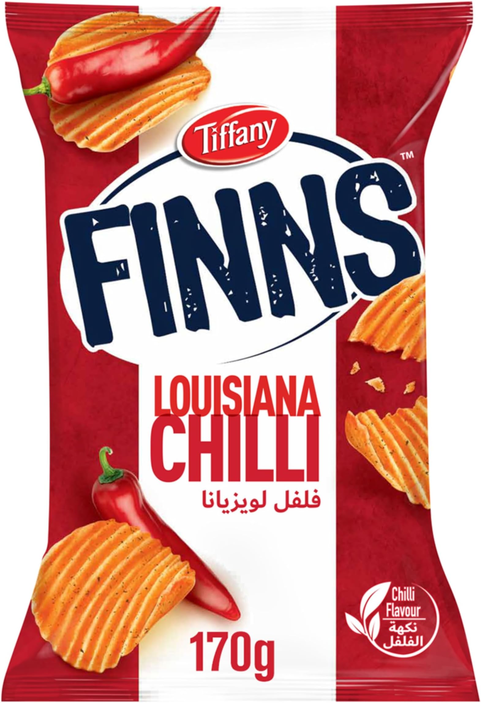 Finns Louisiana Chilli Potato Chips 170g
