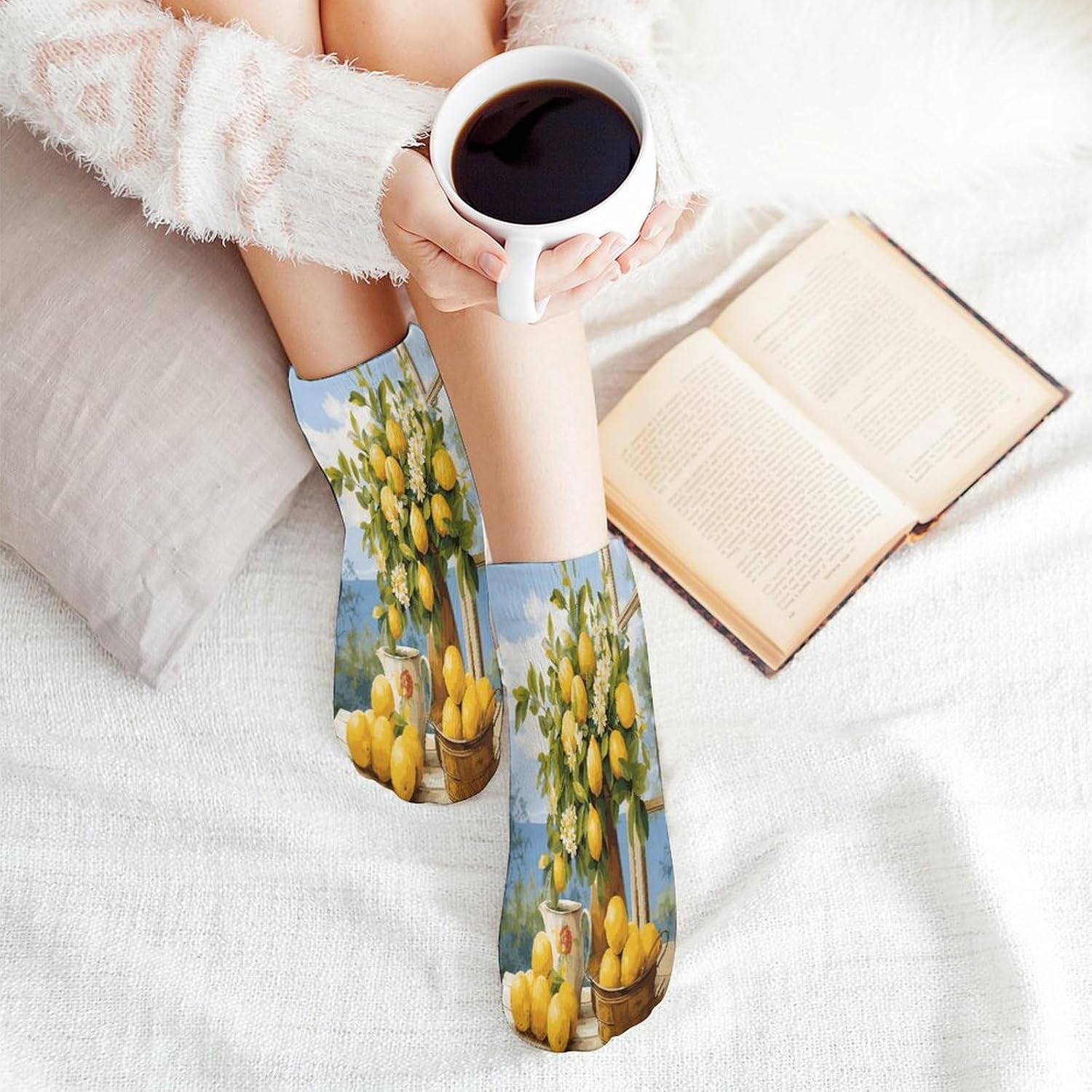 Lemon by The Window Ankle Sock Low Cut Socks Tube Socks for Sports