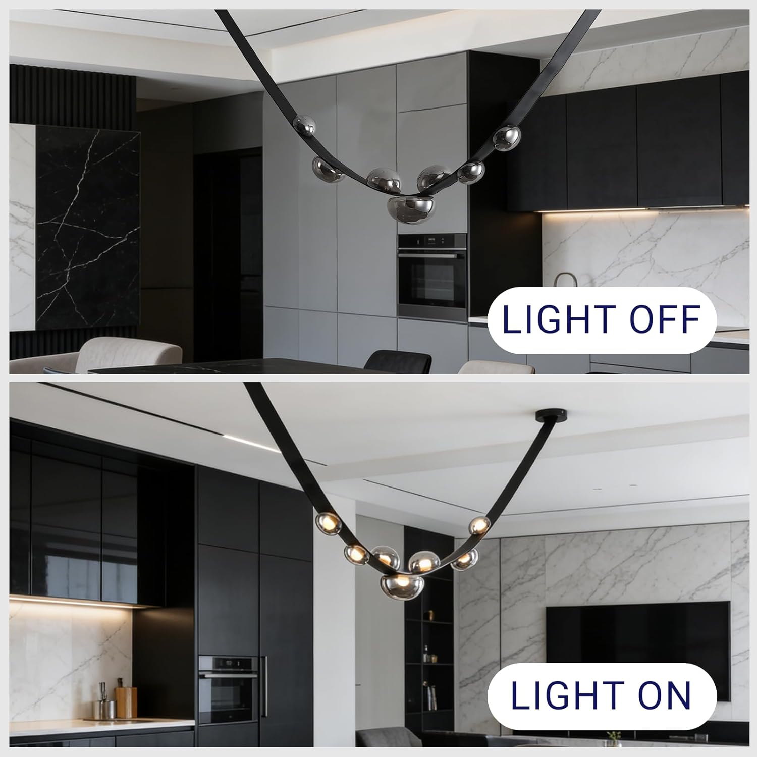 Chandeliers for high Ceilings Duplex Building Large Chandelier Living Room Villa Modern Minimalist Staircase Chandelier (one Belt)