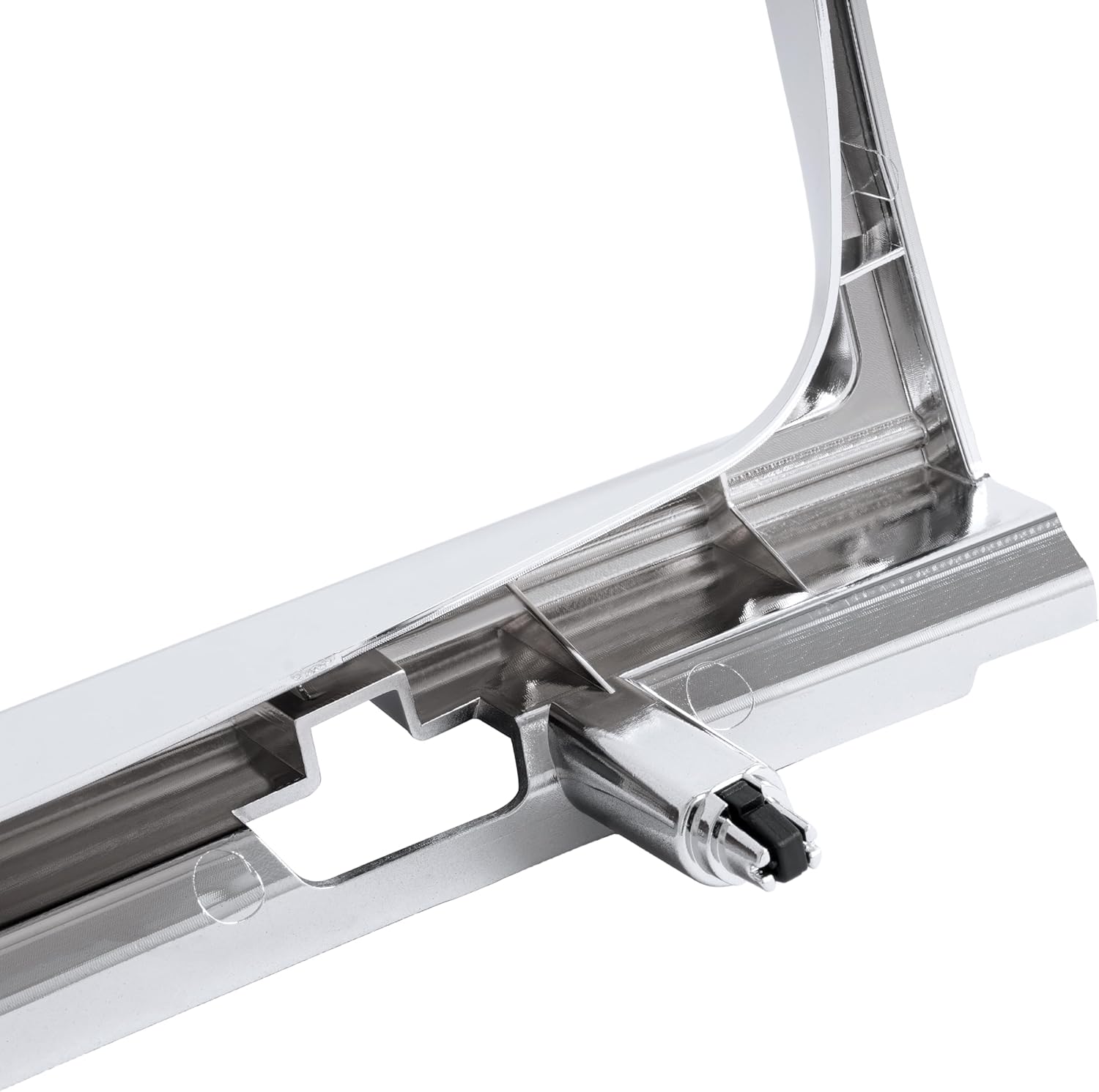 ALMULOO Pair Headlight Bezel Cover Door Compatible with 1984-1986 Toyota 4Runner SR5 Turbo Pickup Replacement for TO2513102 TO2512102 Plastic(ABS) Chrome+Painted Silvery+Black Left&Right