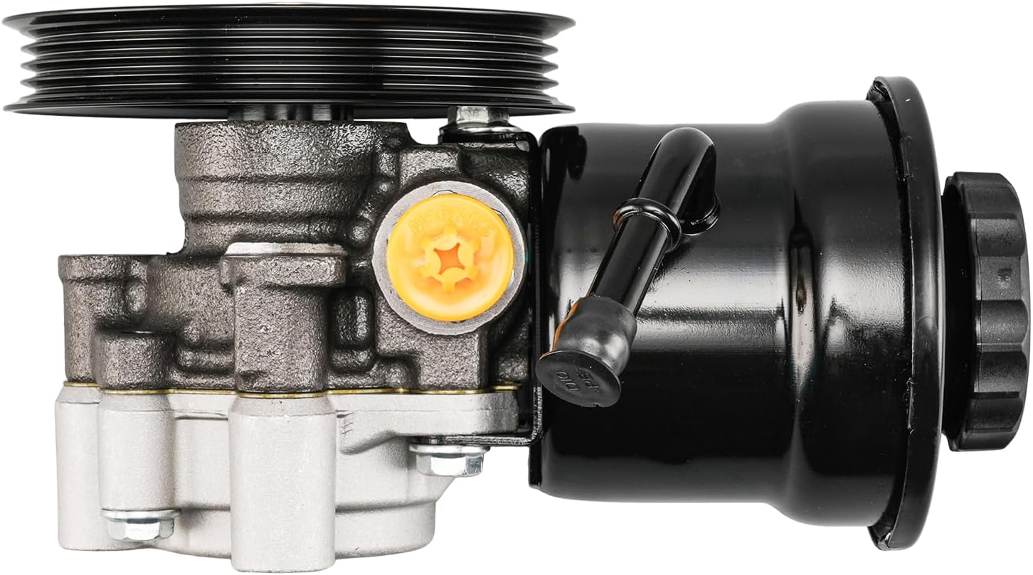 PHILTOP Power Steering Pump with Reservoir & Pulley, Compatible with 1996-2000 4Runner 2.7L, 1997-2001 Tacoma, Replace # 21-5228, 215228, 965228, 44320-35630, 44320-60260, 44320-35480, 44320-04043
