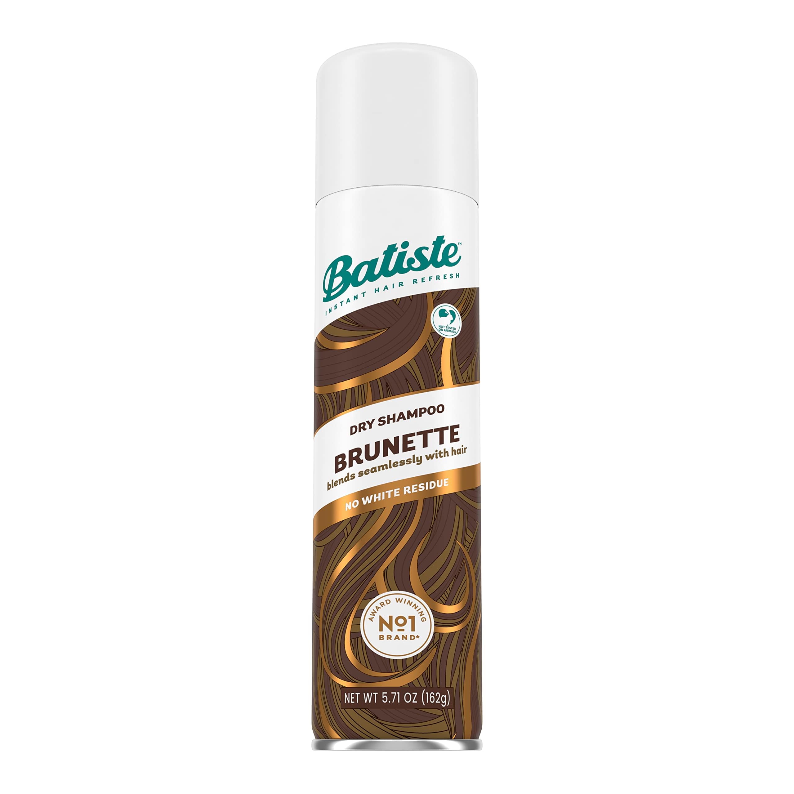 Batiste Dry Shampoo for Brunette Hair, Refresh Hair and Absorb Oil Between Washes, Waterless Shampoo for Added Hair Texture and Body, 5.71 oz