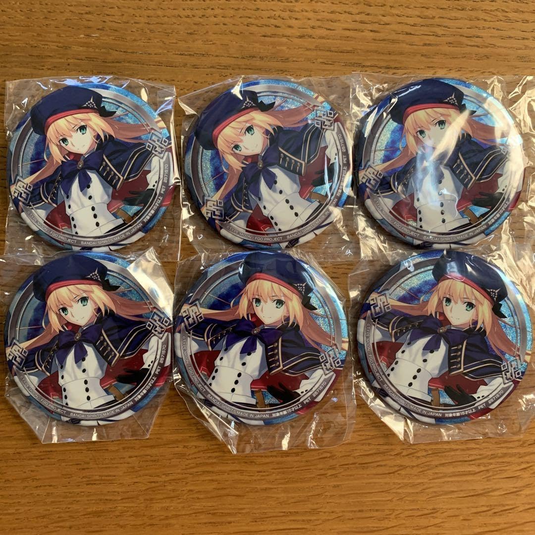 Amazon.co.jp: 6個 FateGrand Order ホログラム缶バッジ GIGO セガ 