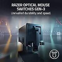 Vista 6 de Razer DeathAdder V3 HyperSpeed Wireless Gaming Mouse: 55g Lightweight - USB C Charging - Up to 100 Hr Battery - Advanced 26K Optical Sensor - Gen-3