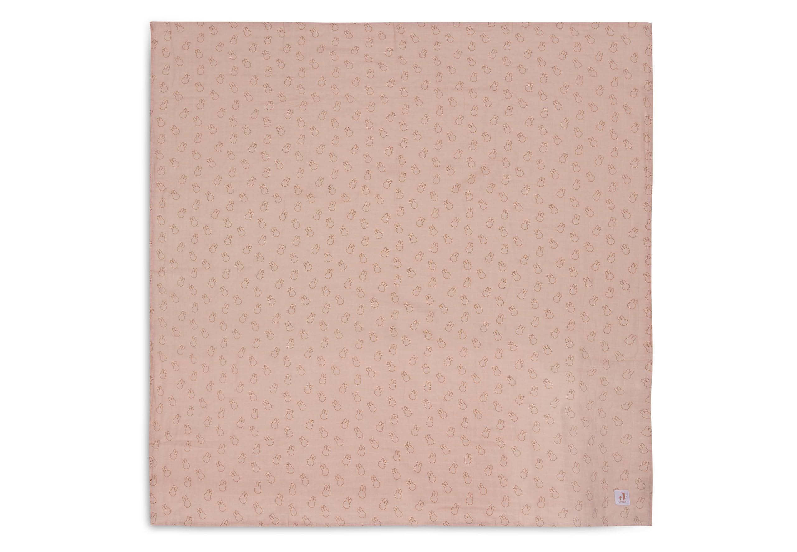 Jollein Baby Muslin Cloth - Miffy Silhouettes, Wild Rose - Pack of 2-115 x 115 cm - 100% Cotton - Burp Cloths Baby - Oeko-Tex Certified - Image 2