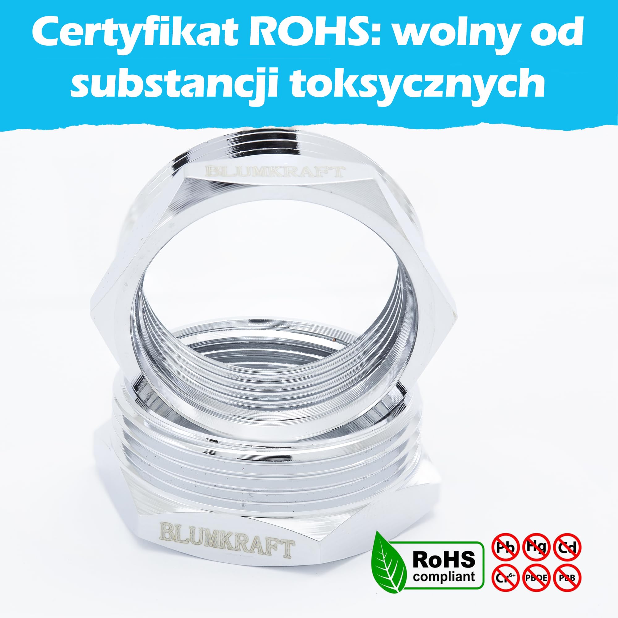 Metalowy adapter kompatybilny z Pintossi/Pintossi+c (Prototyp) chłodnicy do M26x1,5 dla termostatu/głowicy termostatycznej M30x1,5 męski
