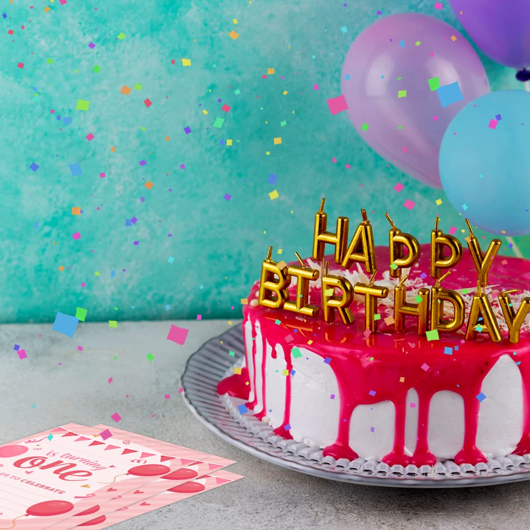 32 Inviti Per Gender Reveal Rosa E Blu Con Buste – Design Kirsten McMillan – Stampati Nel Regno Unito – 145x105 Mm - 4
