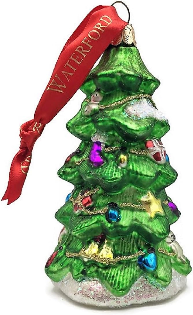 Waterford Christmas Tree Ornament In Shape Of Tree