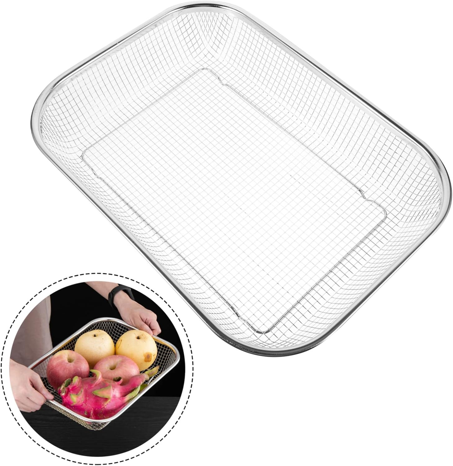 LIFKOME Storage Basket for Chopsticks Dishwasher Utensil Holder Kitchen Dish Organizer Silverware Baking Mesh Basket