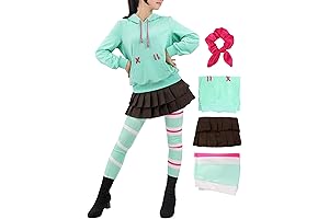Vanellope Ensemble: Captivating Costume for Halloween Festivities