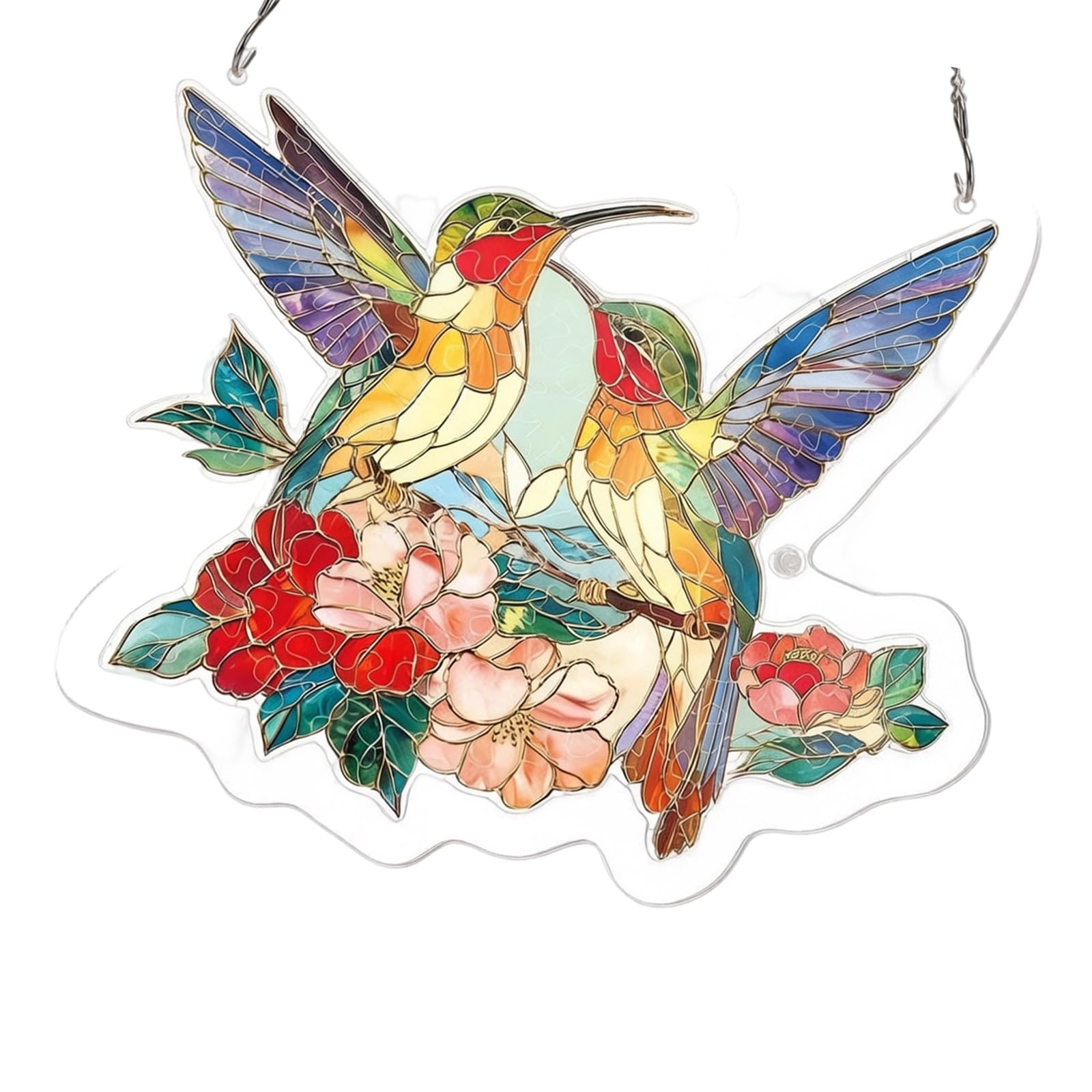Jigsaws Puzzle Suncatchers Acrylic Window Suncatchers Decors Birthday Women Stained Glass Window Hanging Decors Acrylic Panel