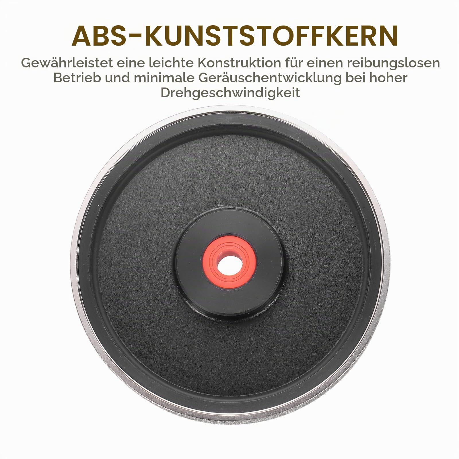 QUARKZMAN Diamant Lapidary Schleifscheibe 6 Zoll x 1 Zoll Mit 1" Bohrung 150 Körnung Schmuck Schleifscheiben Mit Reduzierern Für Naturstein Marmor Edelstein Glas Keramik Kristall