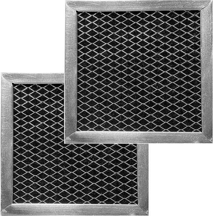 2Pc Microwave Charcoal Filter Carbon Filters Replaces For Maytag MMV5208WS0 MMV5208WS1 MMV4206FZ4 MMV4206FZ5 MMV4206FZ6 MMV4206HK0 MMV4206HK1