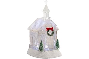 Mesmerizing Lighted Churches Snow Globe: A Christmas Water Lantern Enchanting Your Home