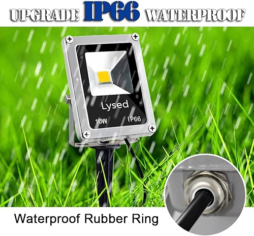 Miniatura 3 de Luces LED de baja tensión de 10 W, luz de inundación al aire libre 12 V blanco súper cálido (1000 LM) IP66 impermeable para jardín, camino,