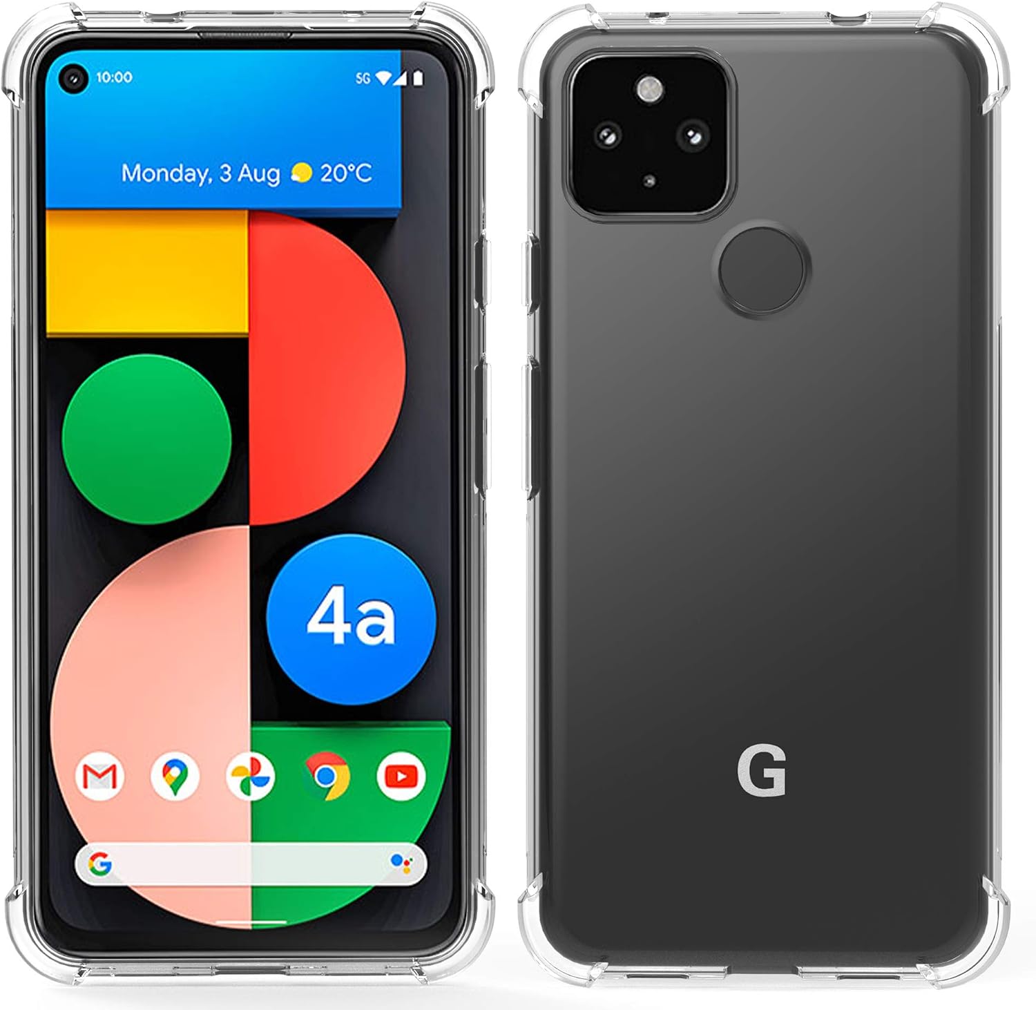 Arae Case for Google Pixel 4A 5G, Premium Soft and Flexible TPU [Scratch-Resistant] Phone Case for Google Pixel 4A 5G, 6.2inch, Crystal Clear