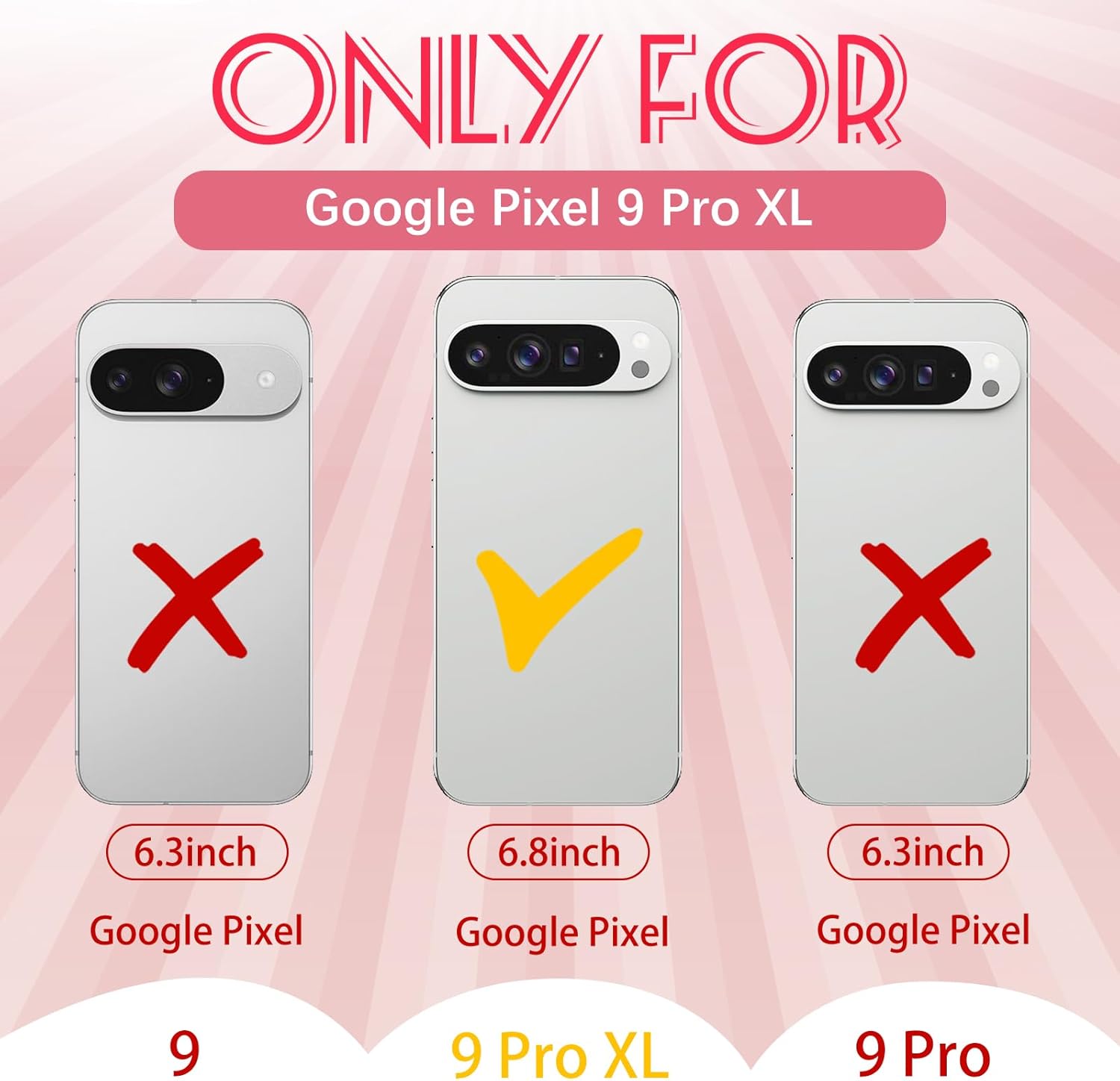 Plakill for Google Pixel 9 Pro XL Case - Women Girls Cute Cover Girly Aesthetic Kawaii Unique Design Teens Floral Flowers Heavy Duty Shockproof Protective Phone Case for Pixel 9 Pro XL 6.8 Inch Floral Plant for Google Pixel 9 Pro XL