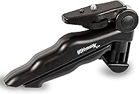 Vista 1 de Ultimaxx Mini trípode de mesa ligero y portátil de 6.5 pulgadas, agarre de pistola para cámaras DSLR y sin espejo, funciona como trípode
