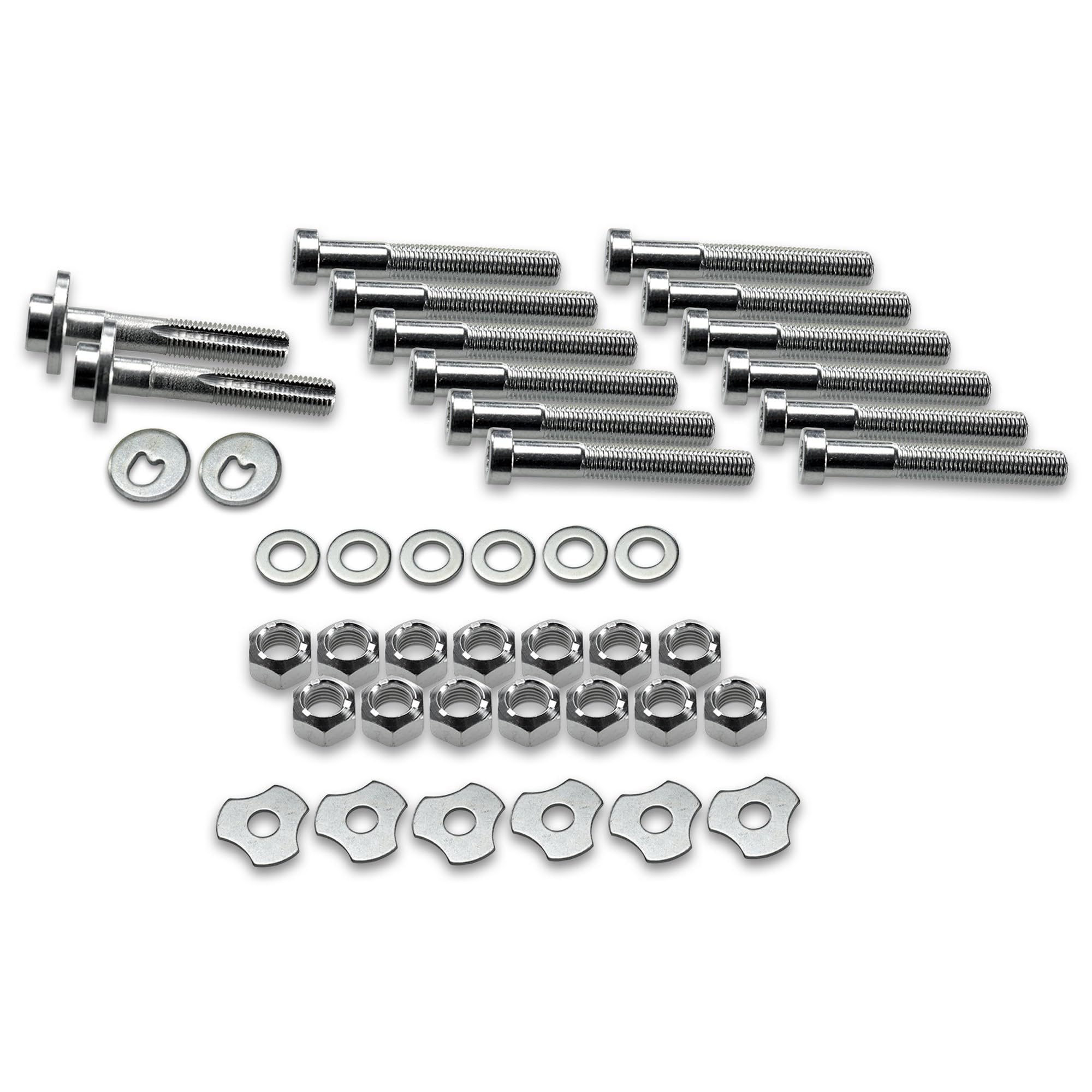 ATEC Germany Querlenkerset 2x Querlenker Hinterachse hinten unten vorne, 2x Querlenker Hinterachse hinten oben vorne, 2x Sturzstrebe, 2x Spurstange Hinterachse + Anbaumaterial