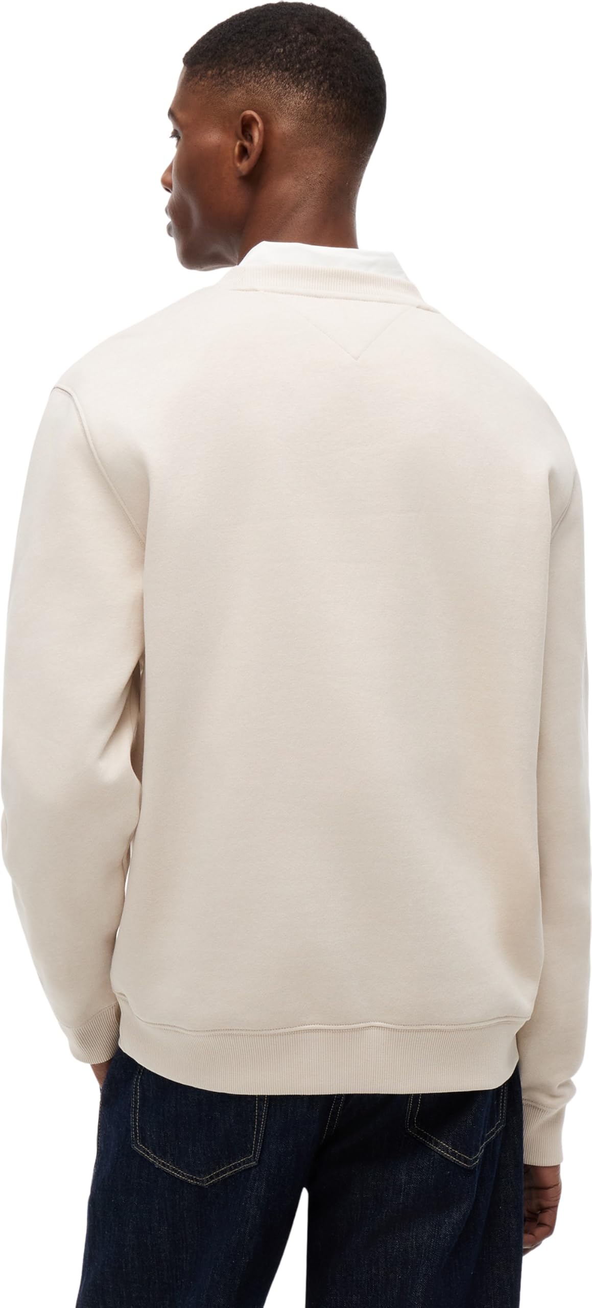 Tommy Jeans Herren Sweatshirt Regular Fit Flag Fleece Rundhalsausschnitt – Bild 2