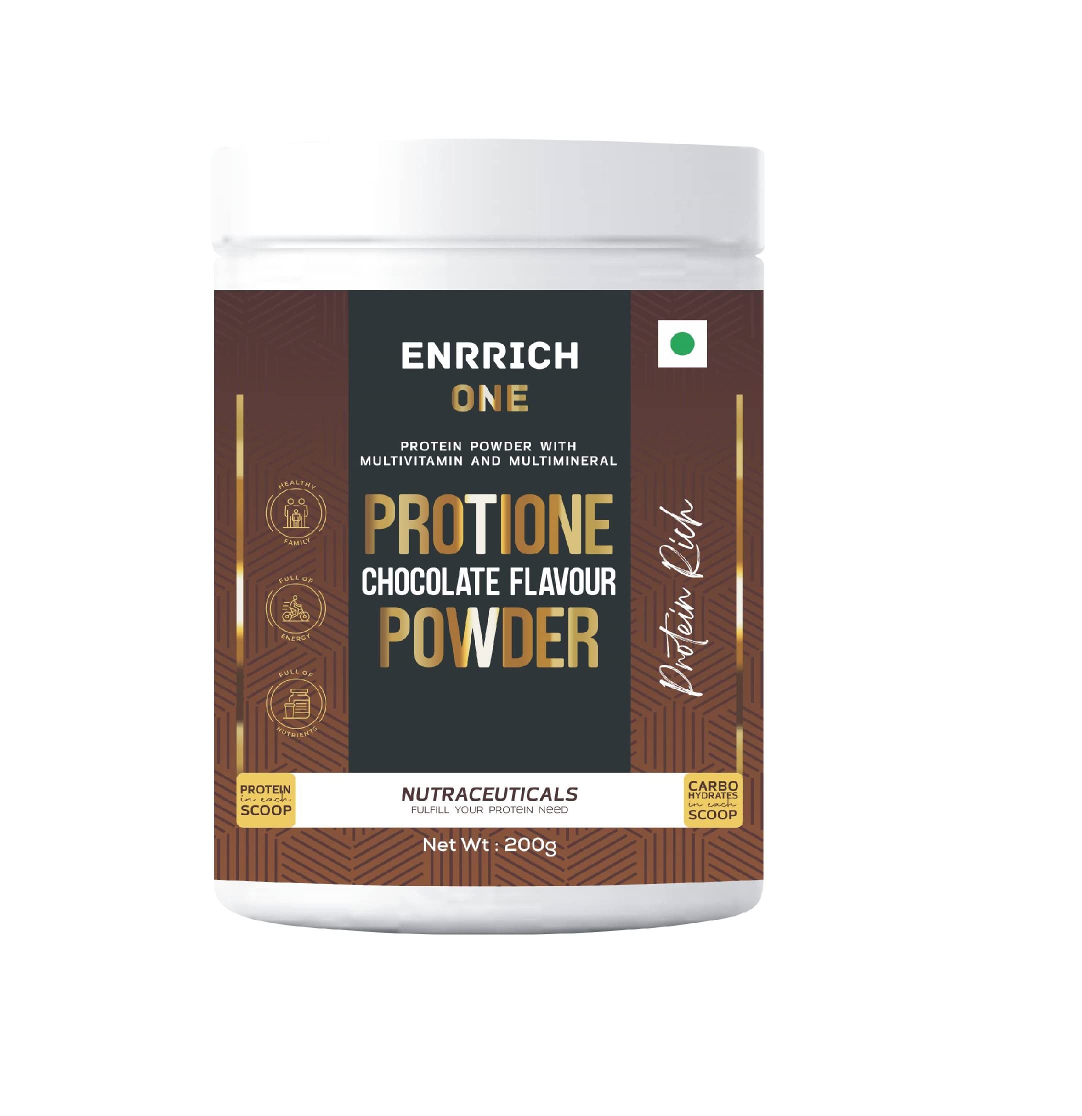 ENRICH Protione Protein Powder With Multivitamins Multiminerals&Full Of Nutrients Healthy Full Of Energy