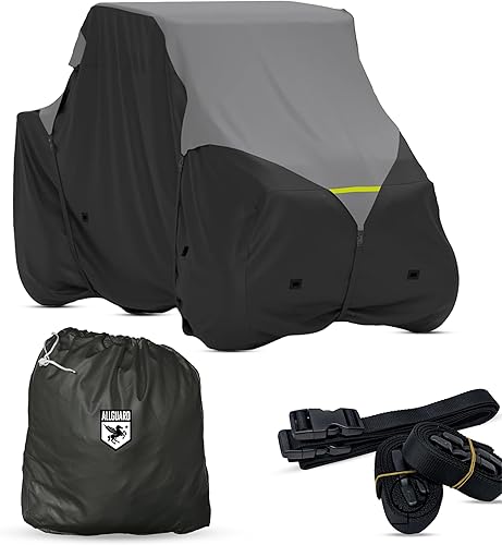 Funda impermeable Max UTV compatible con Kawasaki Mule Pro-fxt Ranch Edition 2019  Exterior e interior  Agua, nieve, sol  Correas de seguridad