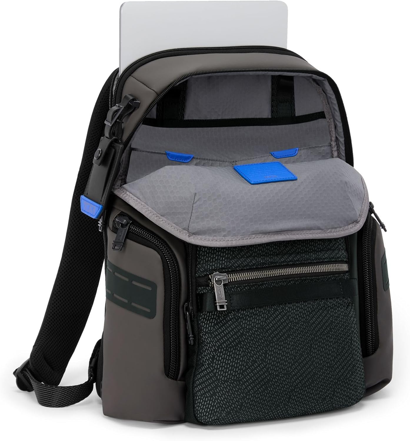 TUMI - Alpha Bravo Navigation Backpack - Everyday Travel and Commute Bag - Fits Up to 15" Laptop - 16.0" X 14.0" X 7.3" - Black Geometric
