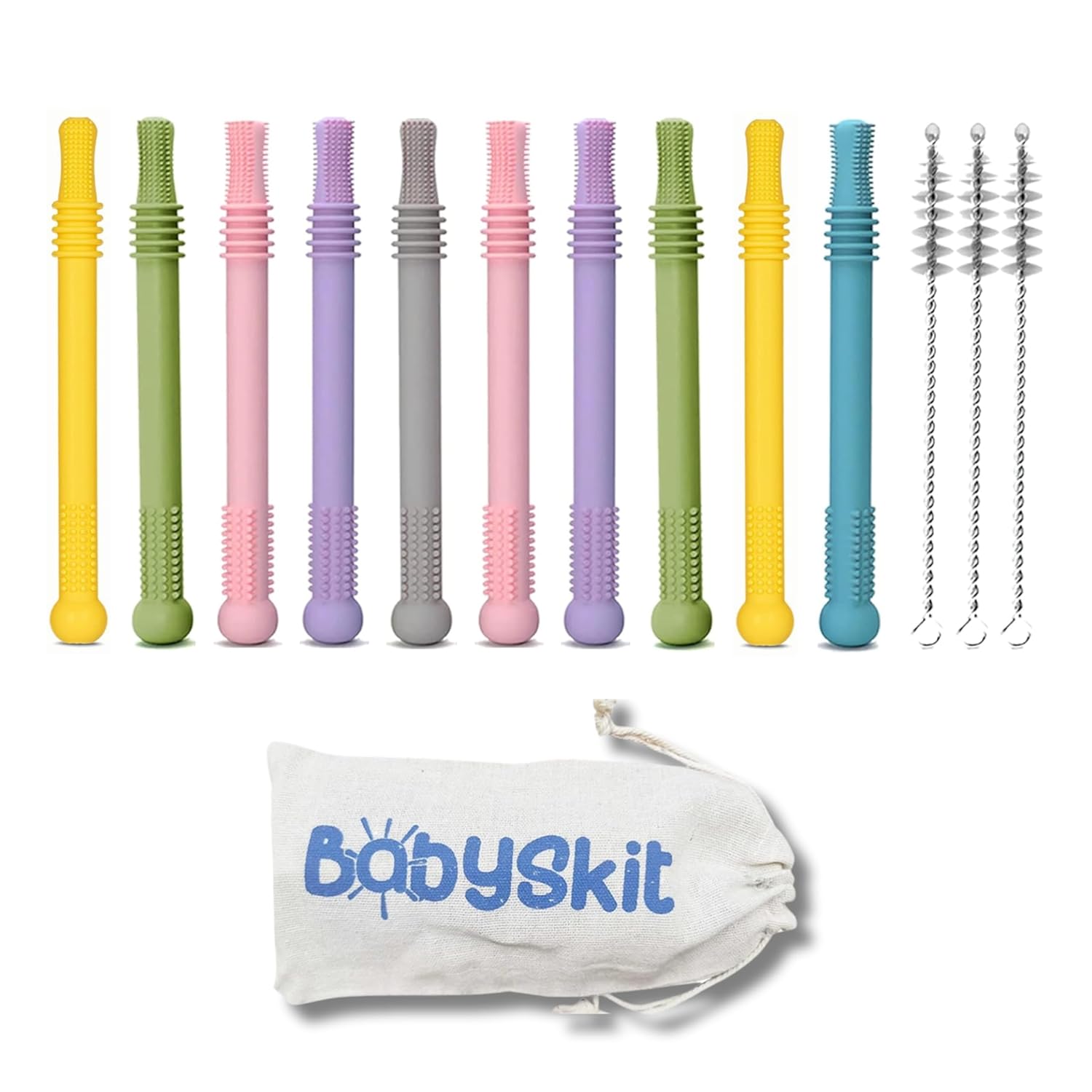 Flexible Hollow Teething Tubes for Infants Easy to Kuwait Ubuy