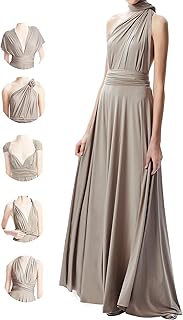 Infinity Dresses for Bridesmaids,Wedding Guest Dresses for Women,Plus Size Wrap Dress Long Maxi Convertible Multiway Dress - Buy now