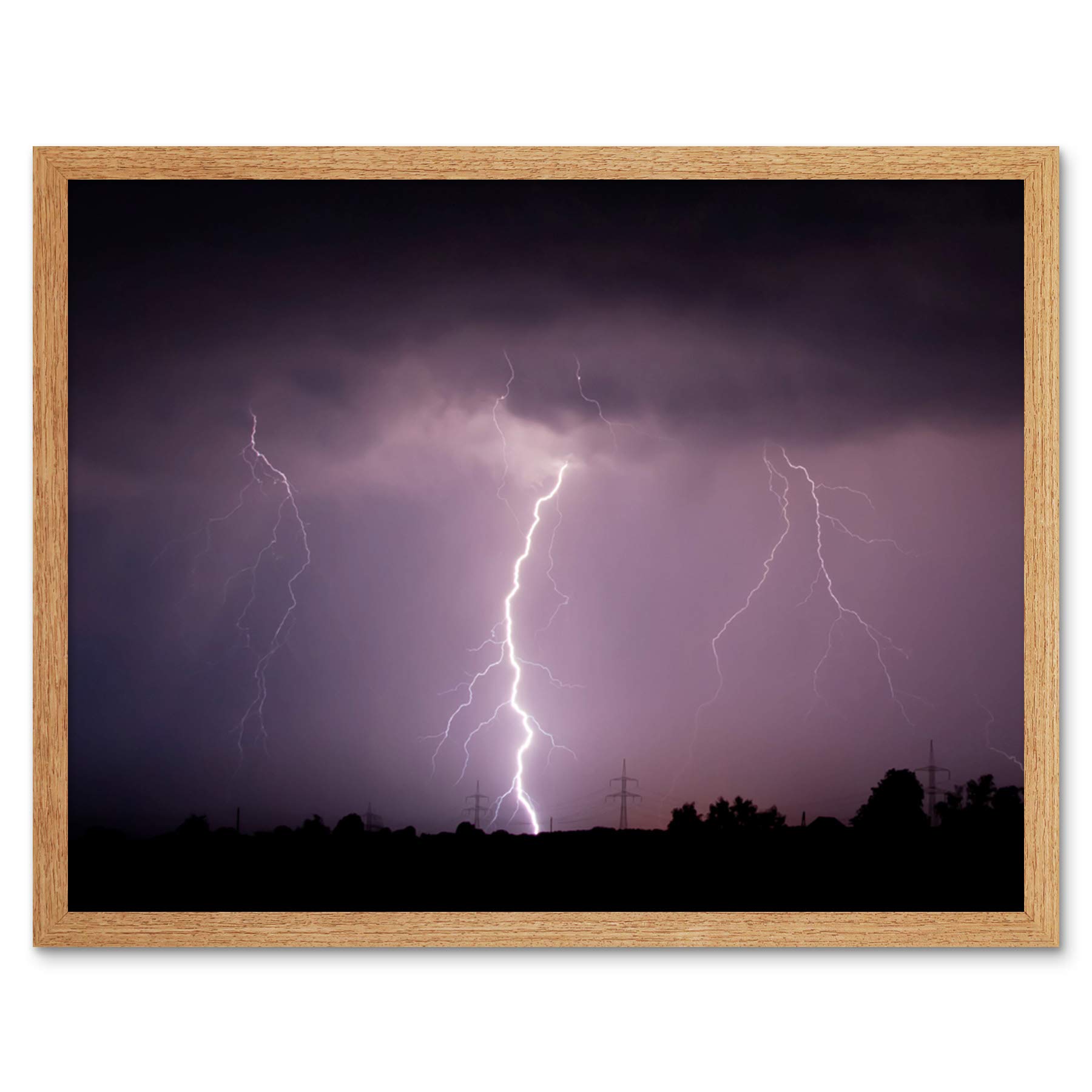 Amazon.com: Krumbholz Thunderstorm Lightning Photo Art Print