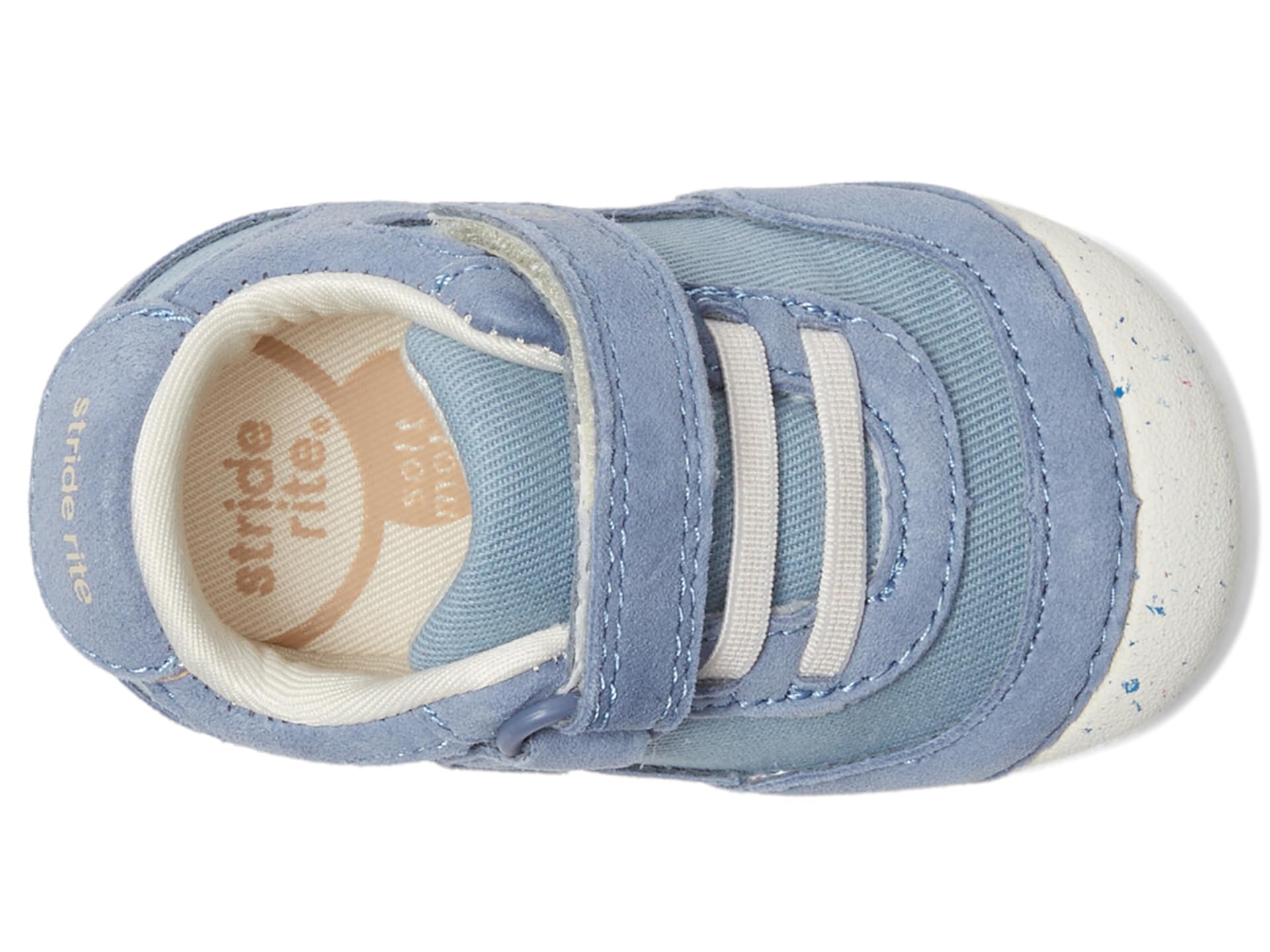 Stride Rite Baby SM Sprout Sneaker, Blue, 3 US Unisex Infant