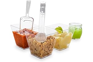 Ice Cream Bar Containers| 20 Pack Dessert Cups Parfait Appetizer