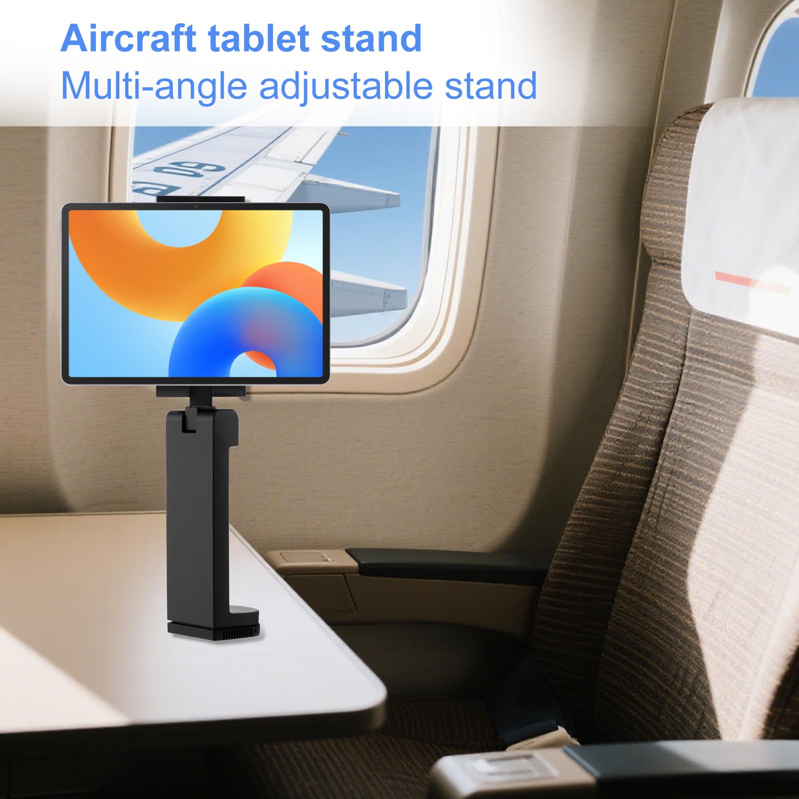 BOXOB Supporto Universale per Tablet da Aereo Regolabile 360° Compatibile iPad Galaxy Tabs 3,15-12,4 Pollici