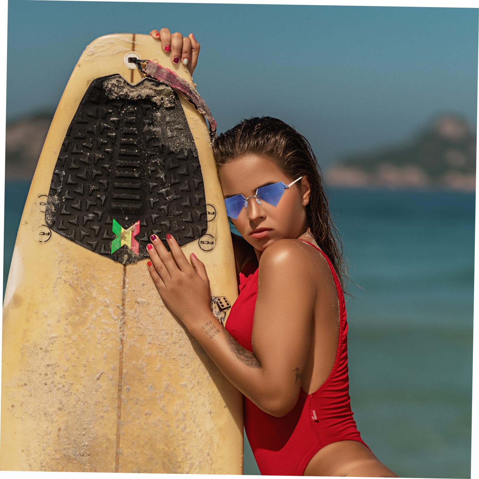 4 Pares gafas con forma de diamante gafas de sol de niño de sol de para ociones especiales de sin montura sin montura ordenador personal