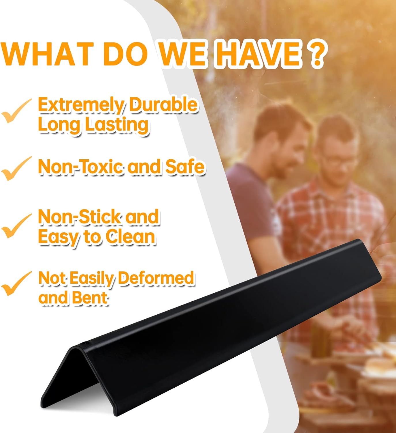 21.5 Inch Flavorizer Bars Replacement Parts for Weber Spirit E-210 Spirit 200 Series,Heat Plate for Silver A Spirit 500 7534 65902