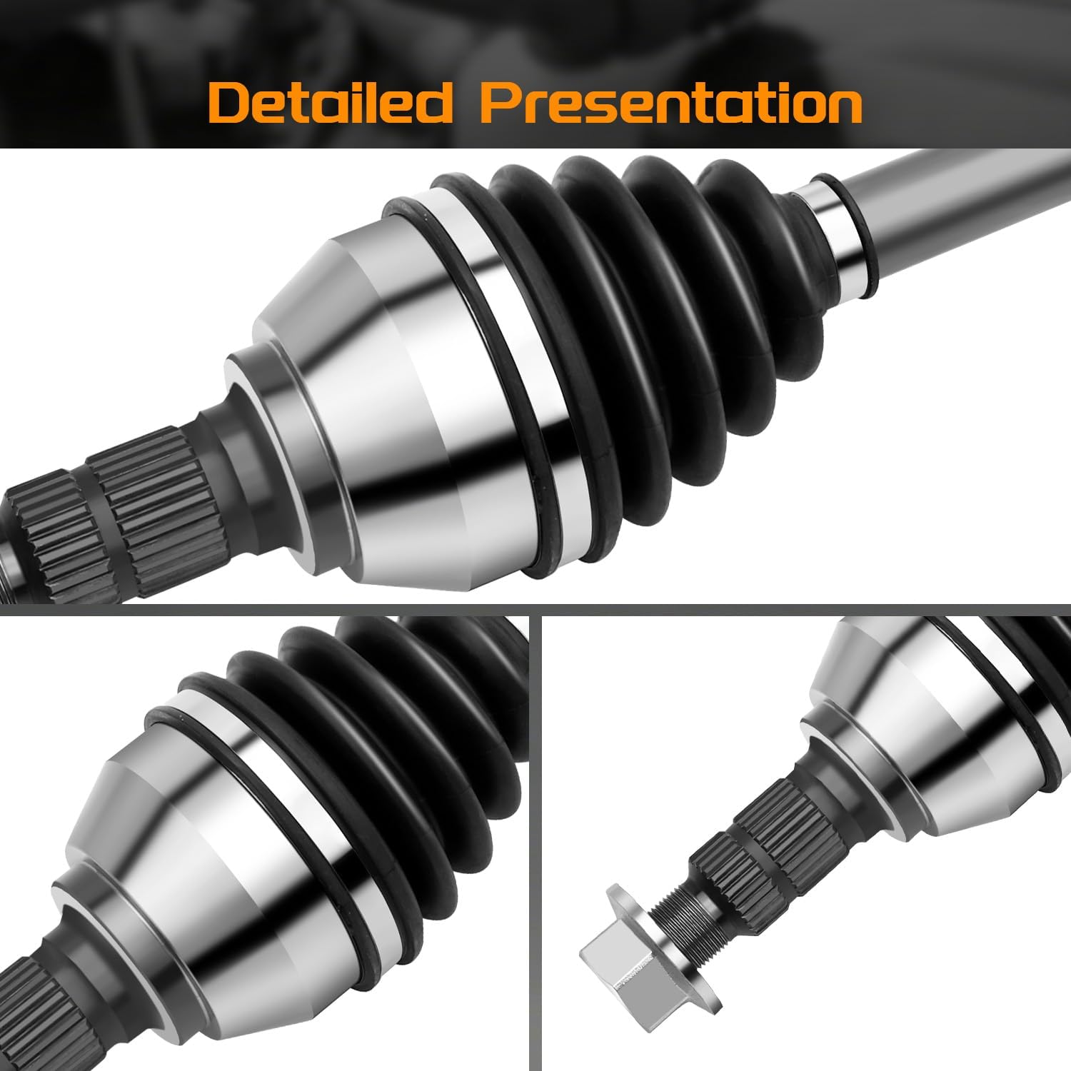 Front CV Axle Shaft Assembly Fit for Buick LaCrosse 2018-2019 L4 2.5L, for Chevrolet Malibu 2016 2017 2018 L4 1.5L - Driver Side, GM-8393