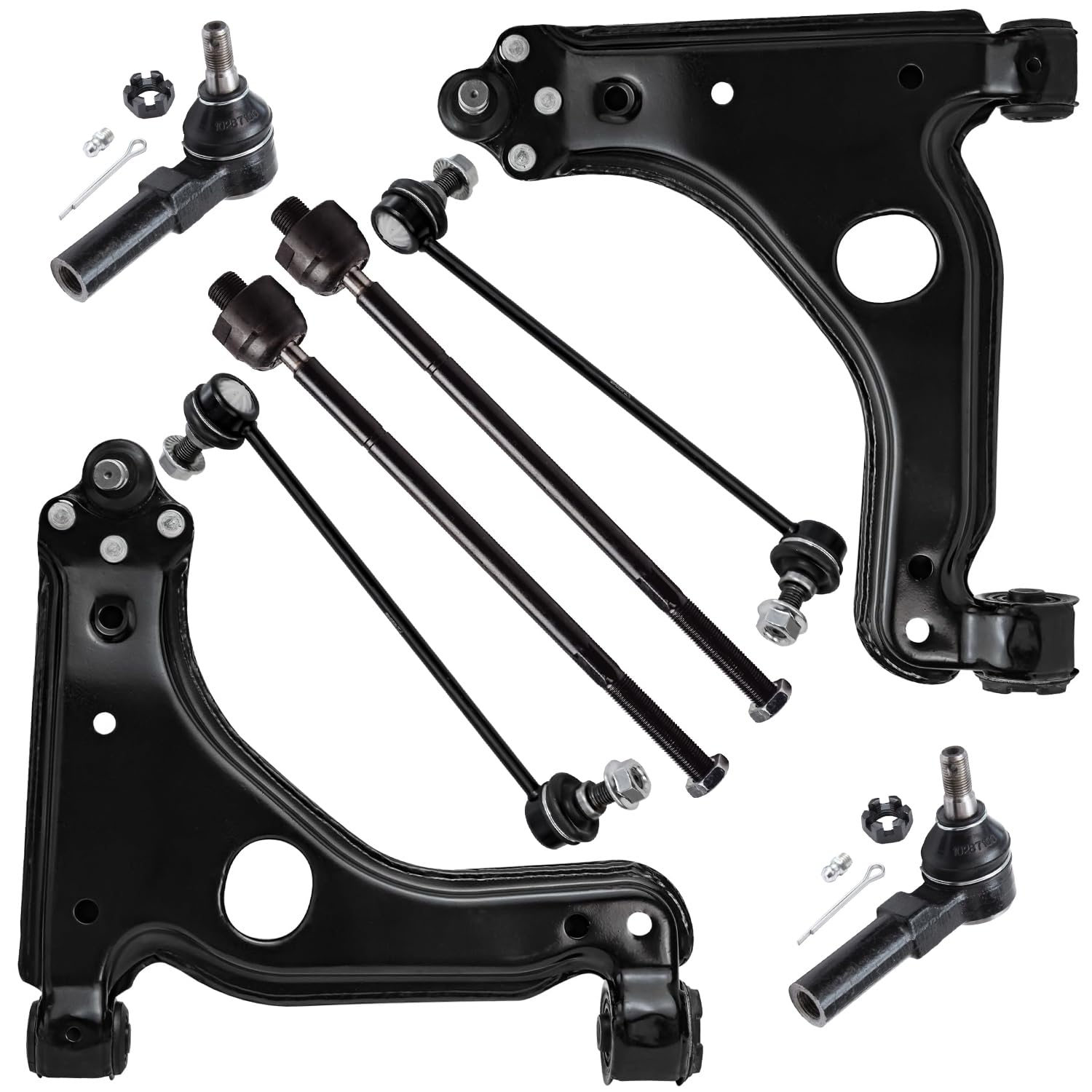 Detroit Axle - 8pc Front End Control Arms Kit for Saturn L100 L200 L300, LS
