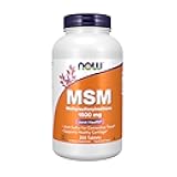 NOW Foods Supplements, MSM (Methylsulfonylmethane) 1,500 mg, Supports Healthy Cartilage*, Joint Health*, 200 Tablets