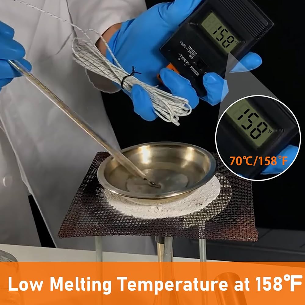 Amazon.co.jp: 1,000ポンドのCerrosafeメタル|低融点165~190°F