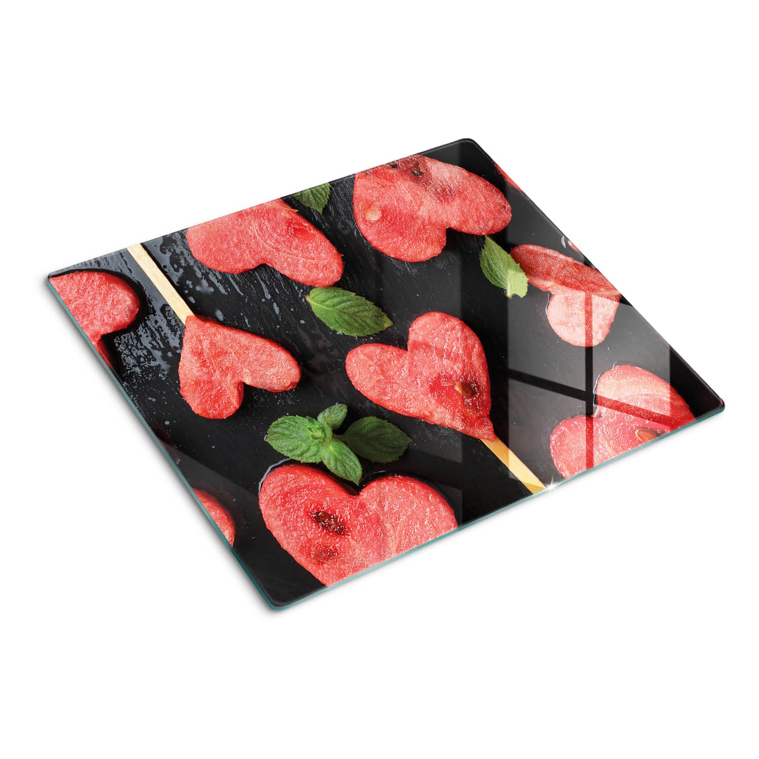 Verre de protection 60x52 cm rectangulaire aux bords polis haut de gamme