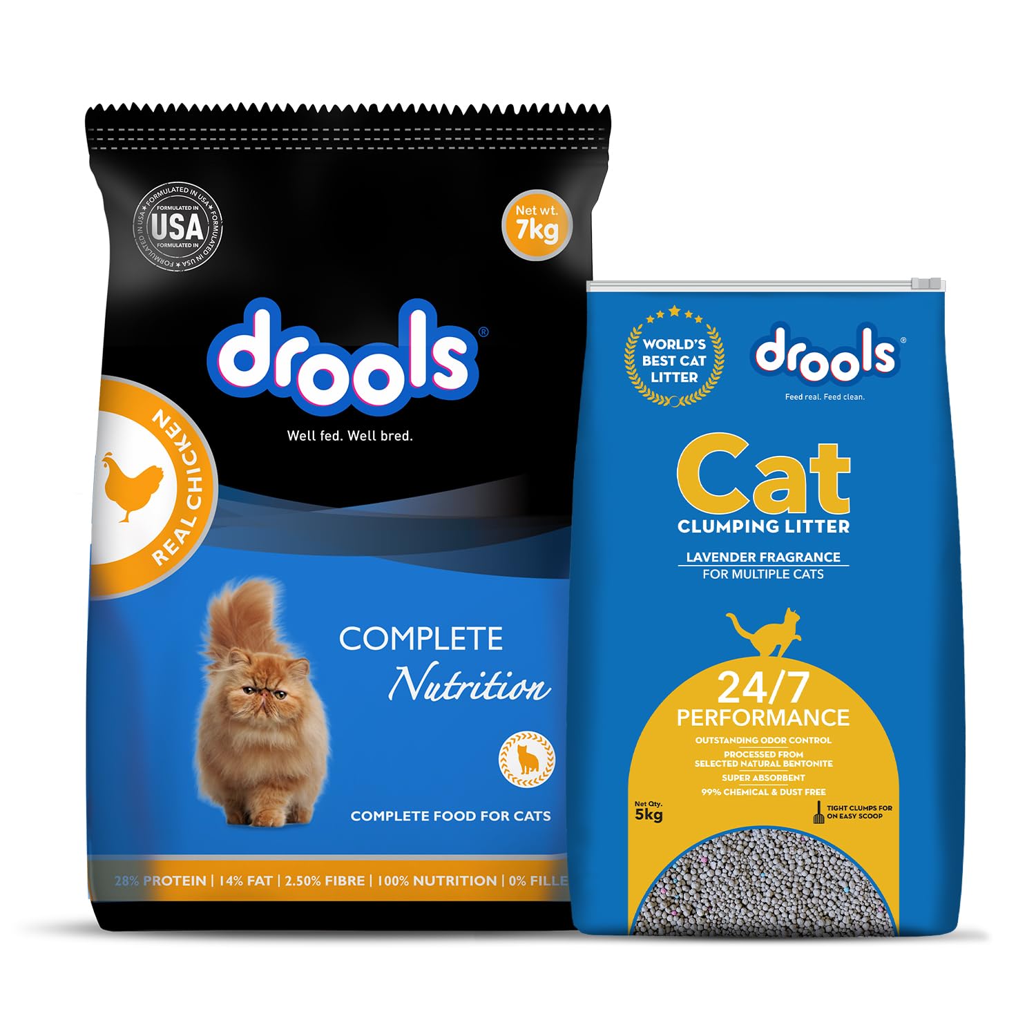 Drools Dry Cat Food,Real Chicken, 7 KG